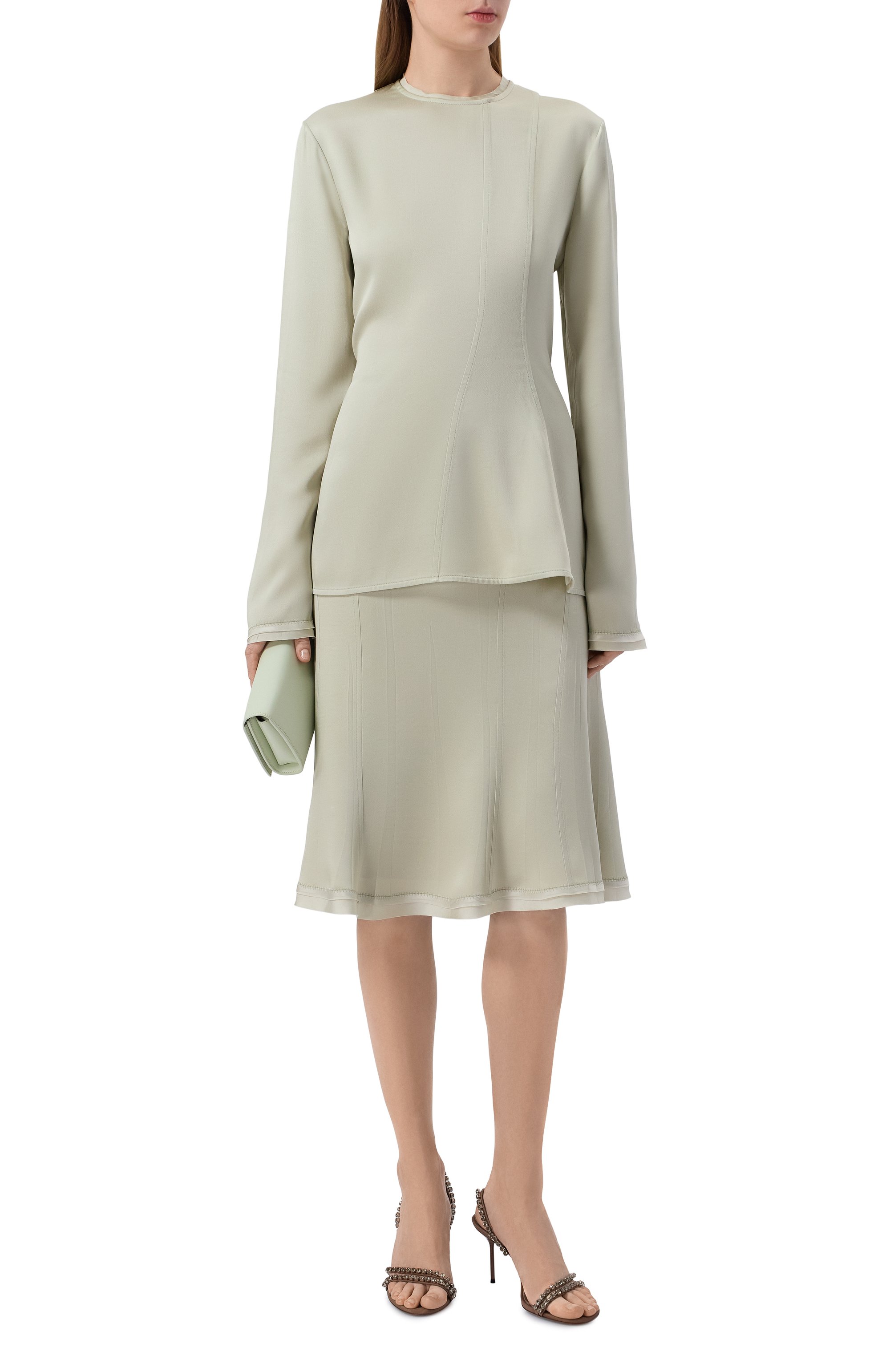 Текстильные босоножки lidia 70 PARIS TEXAS коричневого цвета по цене 118000 руб., арт. PX1788/XCPCE, фото 3 Текстильные босоножки lidia 70 PARIS TEXAS, арт. PX1788/XCPCE, фото 3