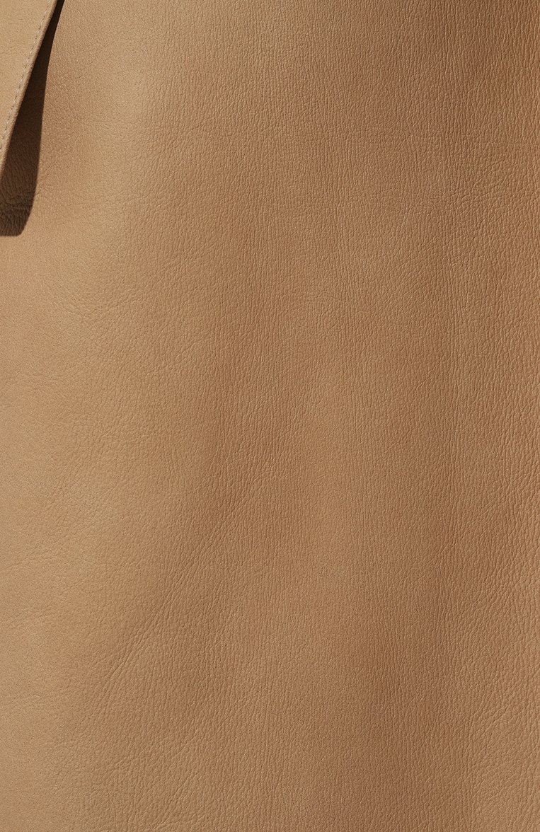 Женская дубленка SASHAVERSE бежевого цвета, арт. CS003/Beige/W24 | Фото 5 (Длина (верхняя одежда): Длинные; Рукава: Длинные; Стили: Кэжуэл; Кросс-КТ: Куртка)