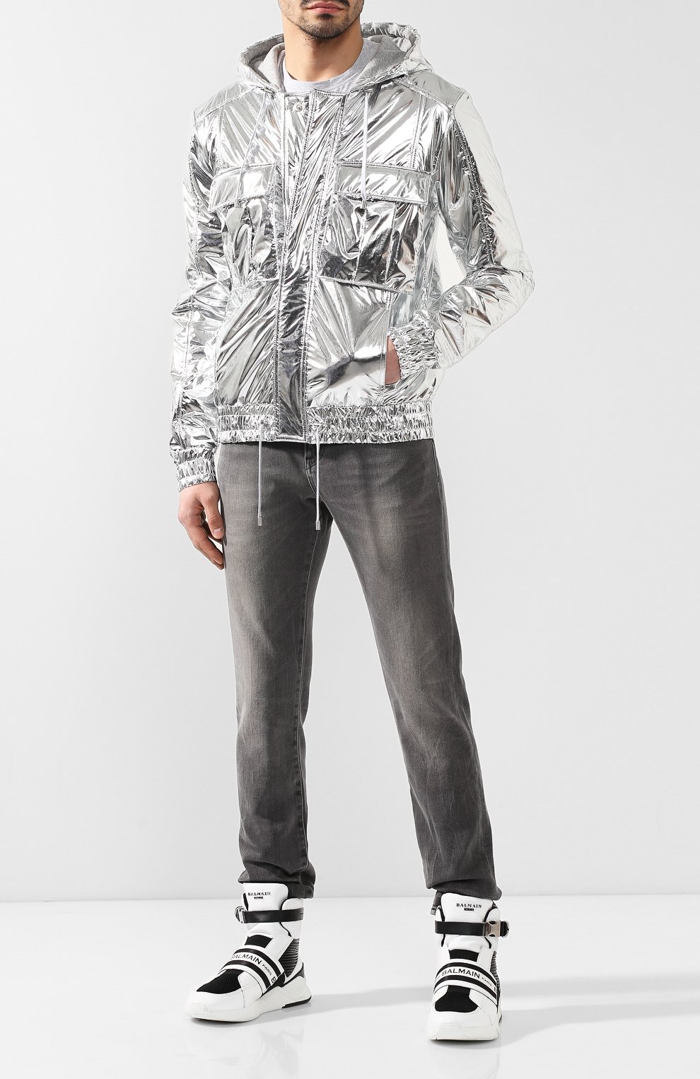 Куртка с капюшоном BALMAIN, арт. RH18243/X001, фото 2