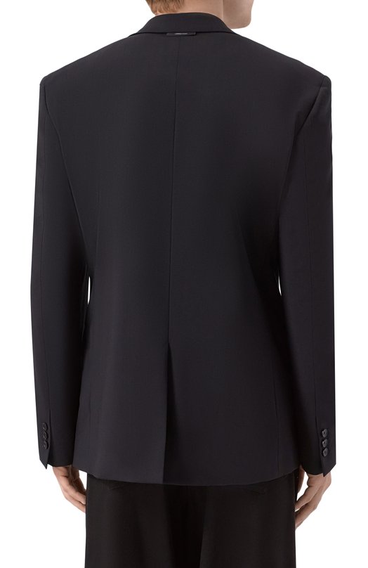 Шерстяной пиджак MSGM 3940MG08/257605 Чёрный  3940MG08/257605 Фото 4