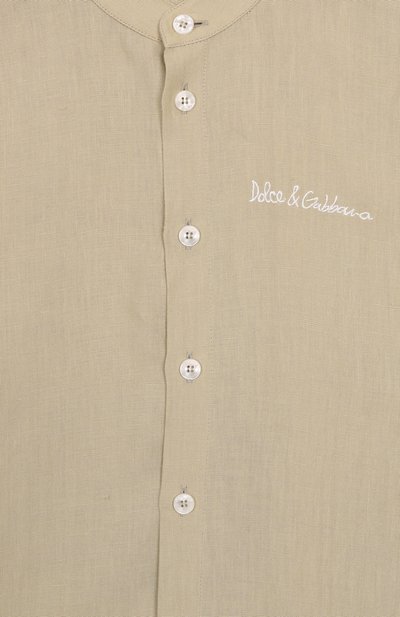 Льняная рубашка DOLCE & GABBANA, арт. L44S25/FU4LH/8-14, фото 3