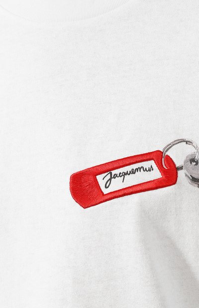 Хлопковая футболка JACQUEMUS, арт. 194JS07/18110, фото 5