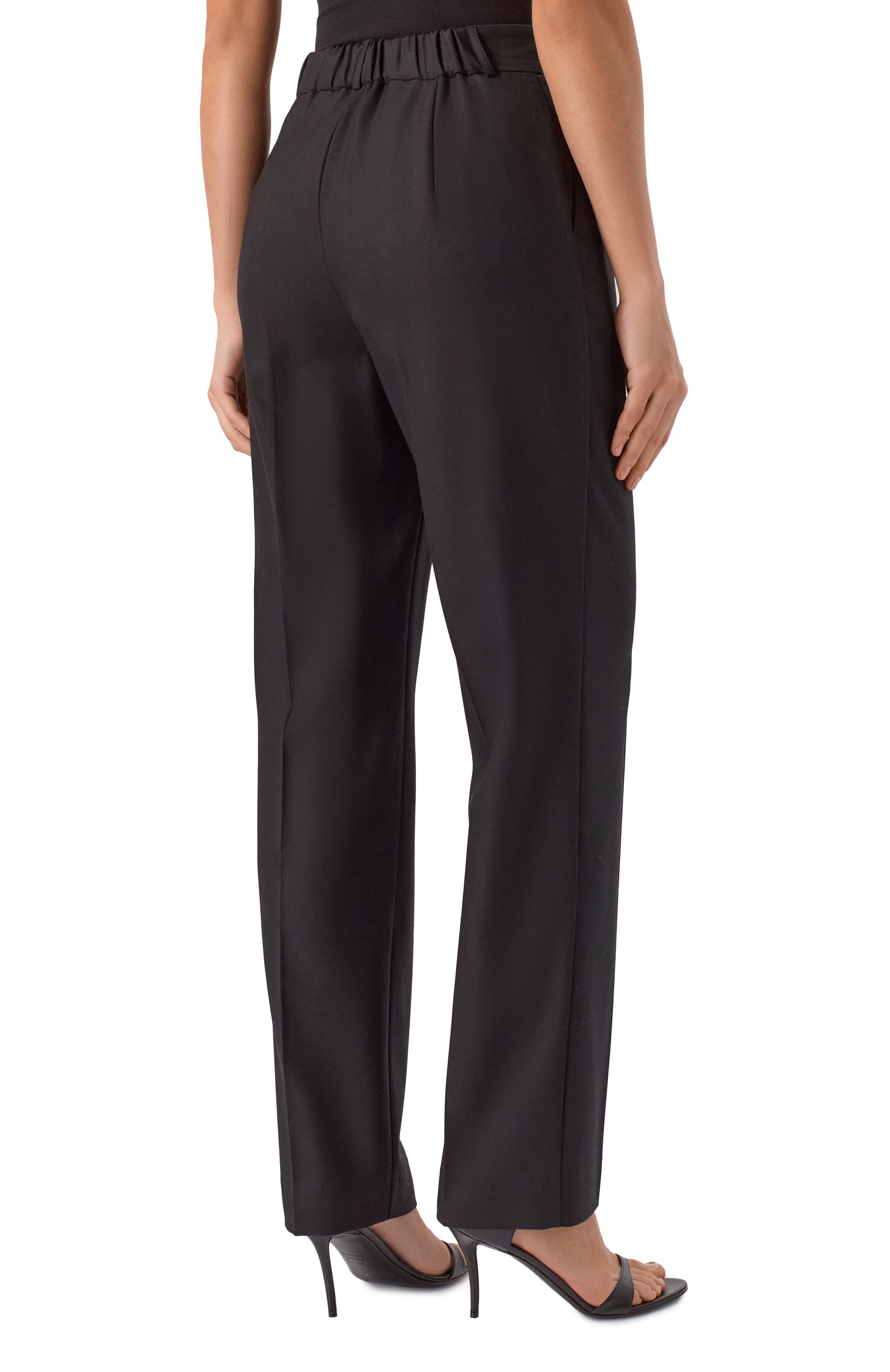 Брюки SEVEN LAB черного цвета по цене 20580 руб., арт. 225-S-W-13-90-076, фото 4 Брюки SEVEN LAB, арт. 225-S-W-13-90-076, фото 4