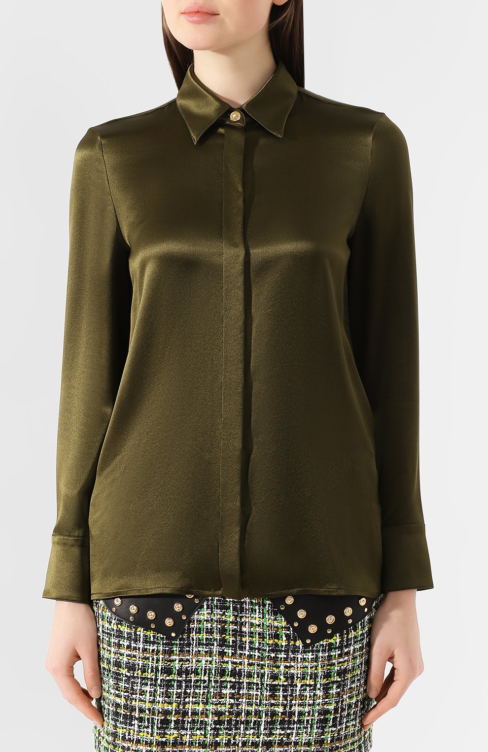 Атласная рубашка VERSACE, арт. A82662/A231743, фото 3