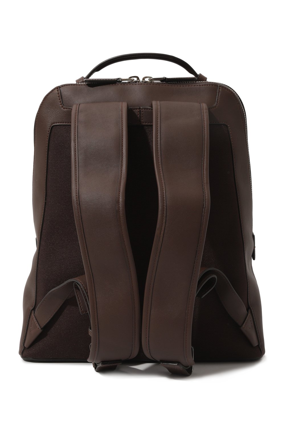 Кожаный рюкзак SANTONI темно-коричневого цвета по цене 188000 руб., арт. UIBBA2363LI-ASP9T50, фото 6 Кожаный рюкзак SANTONI, арт. UIBBA2363LI-ASP9T50, фото 6