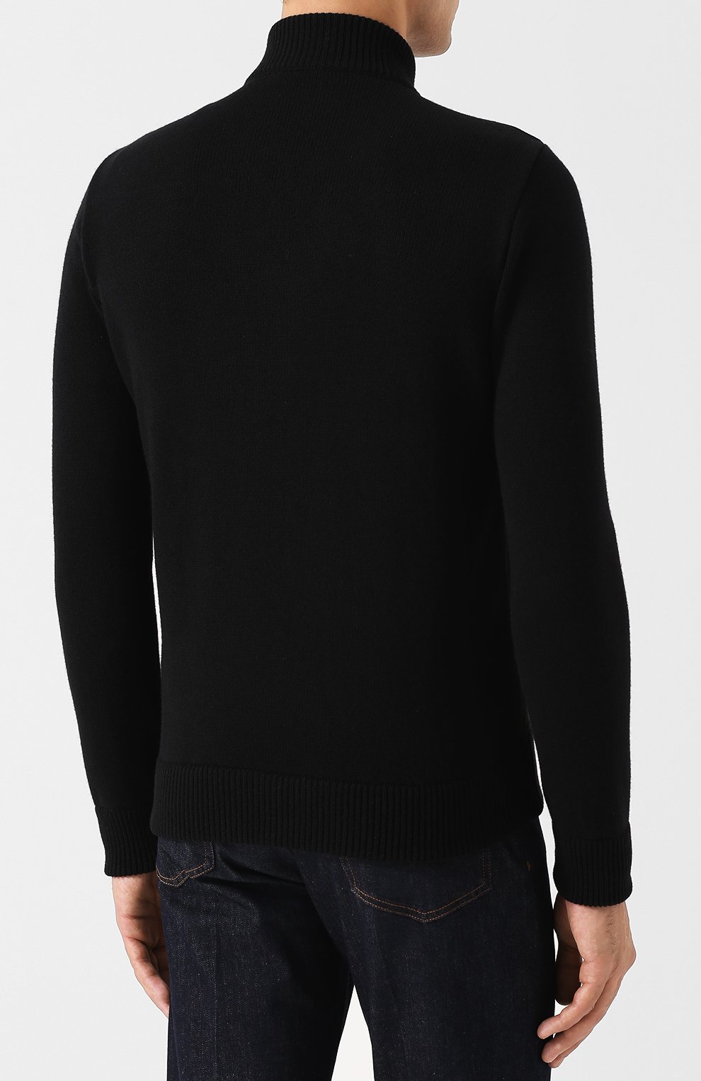 Кашемировый бомбер ZILLI черного цвета по цене 354500 руб., арт. MBQ-BL185-CLAS1/ML01, фото 4 Кашемировый бомбер ZILLI, арт. MBQ-BL185-CLAS1/ML01, фото 4