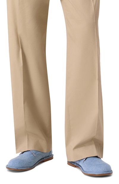 Текстильные дерби MATTIA CAPEZZANI голубого цвета по цене 59300 руб., арт. M2480/JEANS, фото 3 Текстильные дерби MATTIA CAPEZZANI, арт. M2480/JEANS, фото 3