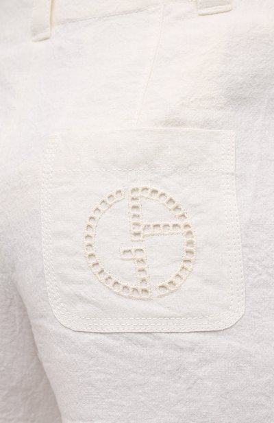 Льняные шорты GIORGIO ARMANI, арт. 0WHPB00G/T022Q, фото 5