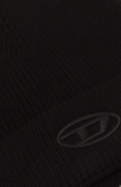 Шапка DIESEL черного цвета по цене 4840 руб., арт. J02392/KYAZ1, фото 3 Шапка DIESEL, арт. J02392/KYAZ1, фото 3