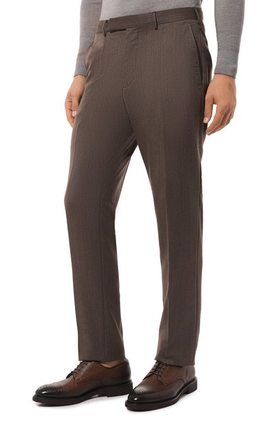 Шерстяные брюки ZEGNA, арт. 75TB12/811F32A8, фото 3