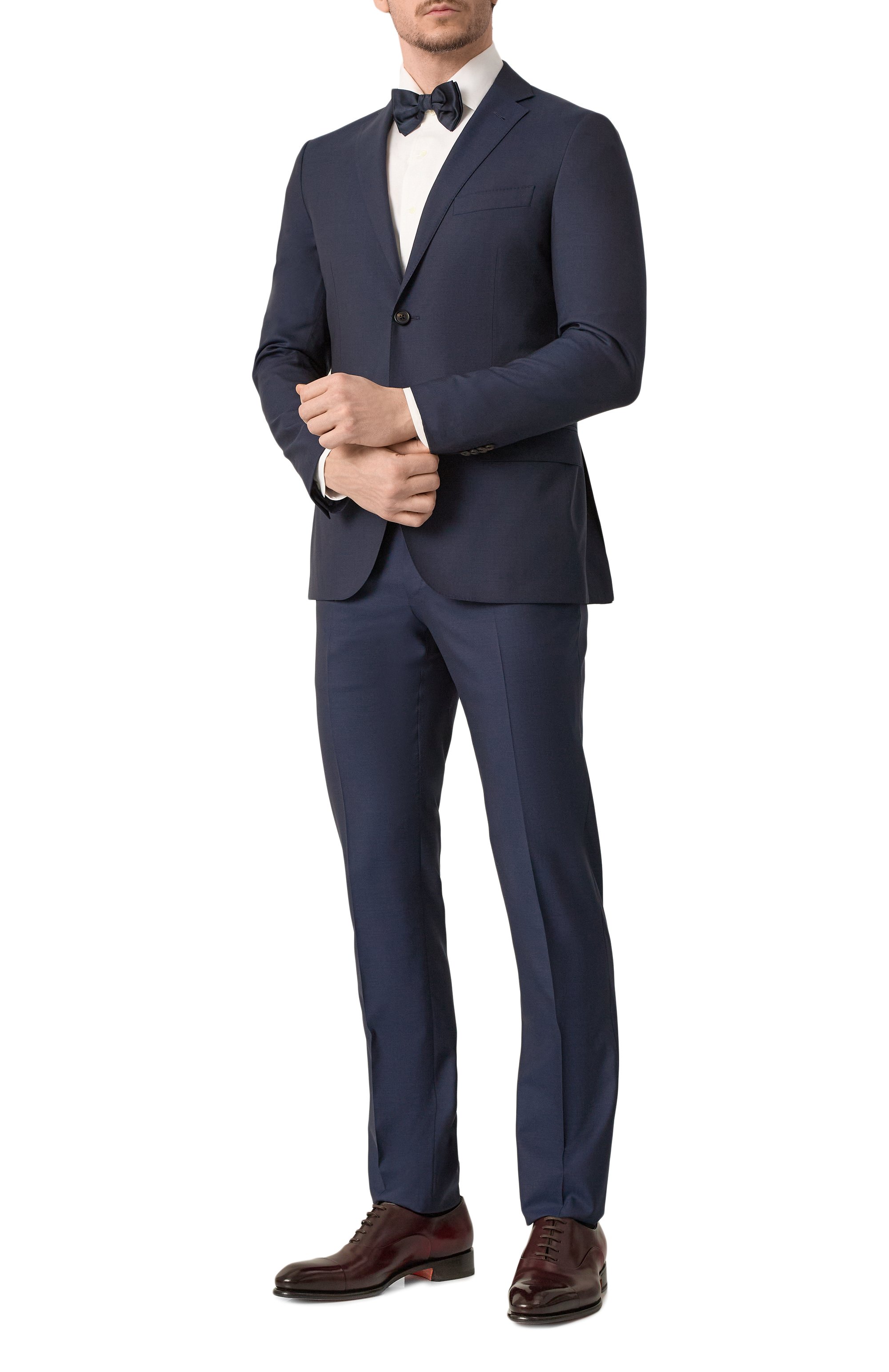 Сорочка из хлопка и льна CORNELIANI, арт. 25P156-2511174, фото 2