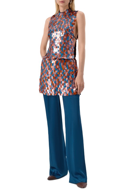 Юбка из вискозы Dries Van Noten 010602-2317-504 Разноцветный  010602-2317-504 Фото 2