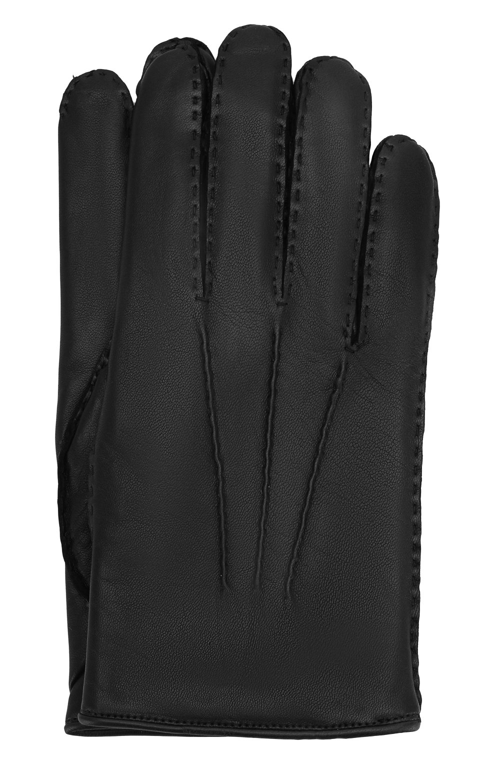 Кожаные перчатки ZEGNA черного цвета по цене 59950 руб., арт. GK246/LHNPA, фото 1 Кожаные перчатки ZEGNA, арт. GK246/LHNPA, фото 1