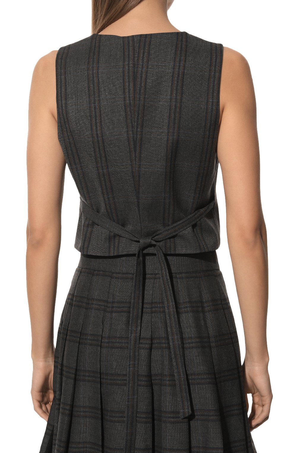 Жилет из вискозы MASTERPEACE темно-серого цвета по цене 12500 руб., арт. MP-CA-OCT22-17, фото 4 Жилет из вискозы MASTERPEACE, арт. MP-CA-OCT22-17, фото 4