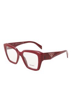 Женские оправа PRADA бордового цвета, арт. 09ZV-15D101 | Фото 1 (Материал: Пластик; Нос: Не проставлено; Региональные ограничения белый список (Axapta Mercury): Не проставлено; Тип очков: Оправа; Оптика Гендер: оптика-женское; Очки форма: Квадратные)