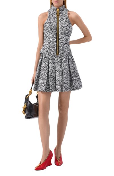 Кожаные туфли zip BALMAIN, арт. FN0UA175/LNAP, фото 3