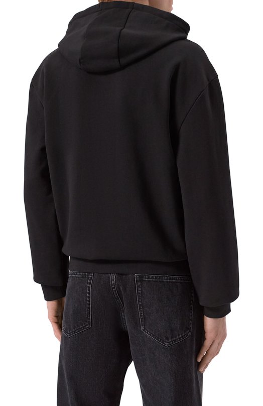 Хлопковое худи HUGO 50492581__1 Чёрный  50492581__1 Фото 4