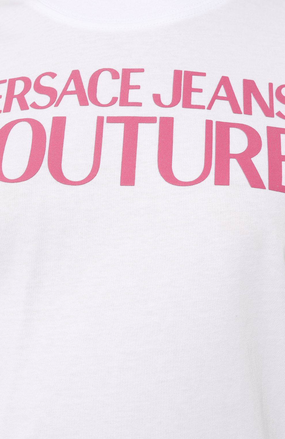 Хлопковая футболка VERSACE JEANS COUTURE, арт. 74HAHT03/CJ000, фото 5