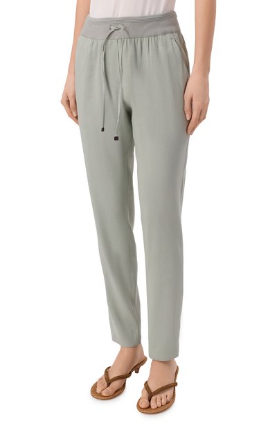 Брюки изо льна и вискозы LORENA ANTONIAZZI, арт. P2640PA80Q/3347, фото 3