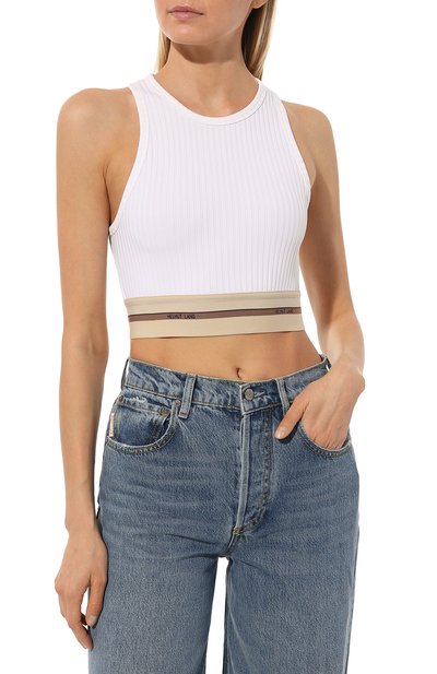 Топ HELMUT LANG белого цвета по цене 39950 руб., арт. M04HW505, фото 3 Топ HELMUT LANG, арт. M04HW505, фото 3