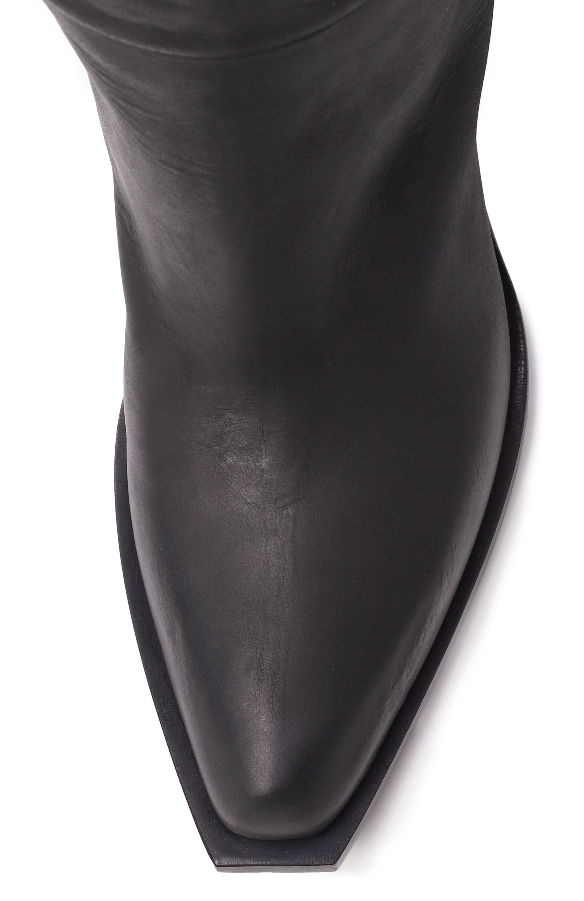 Кожаные сапоги VIC MATIE черного цвета по цене 79850 руб., арт. 1H4510D_H10H070101, фото 6 Кожаные сапоги VIC MATIE, арт. 1H4510D_H10H070101, фото 6