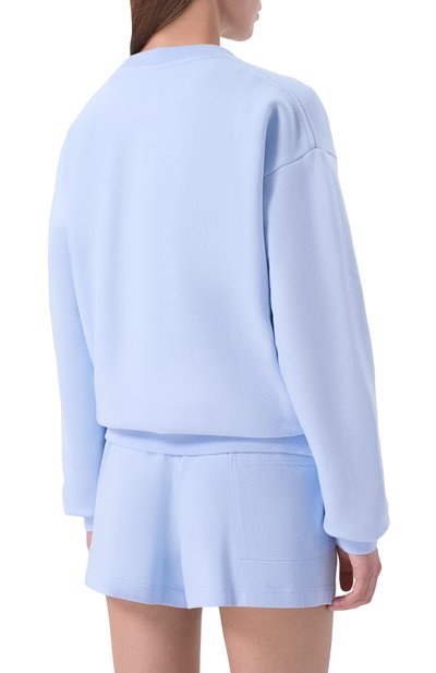 Хлопковый свитшот SPORTY AND RICH, арт. ST098710241BL90, фото 4