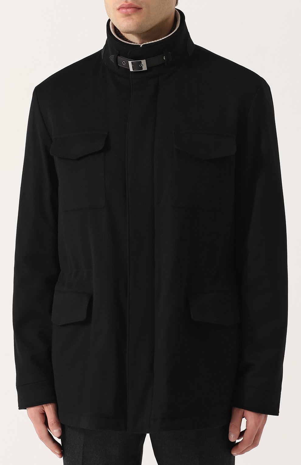 Кашемировая куртка на молнии с меховой подкладкой LORO PIANA, арт. FAG4528, фото 3