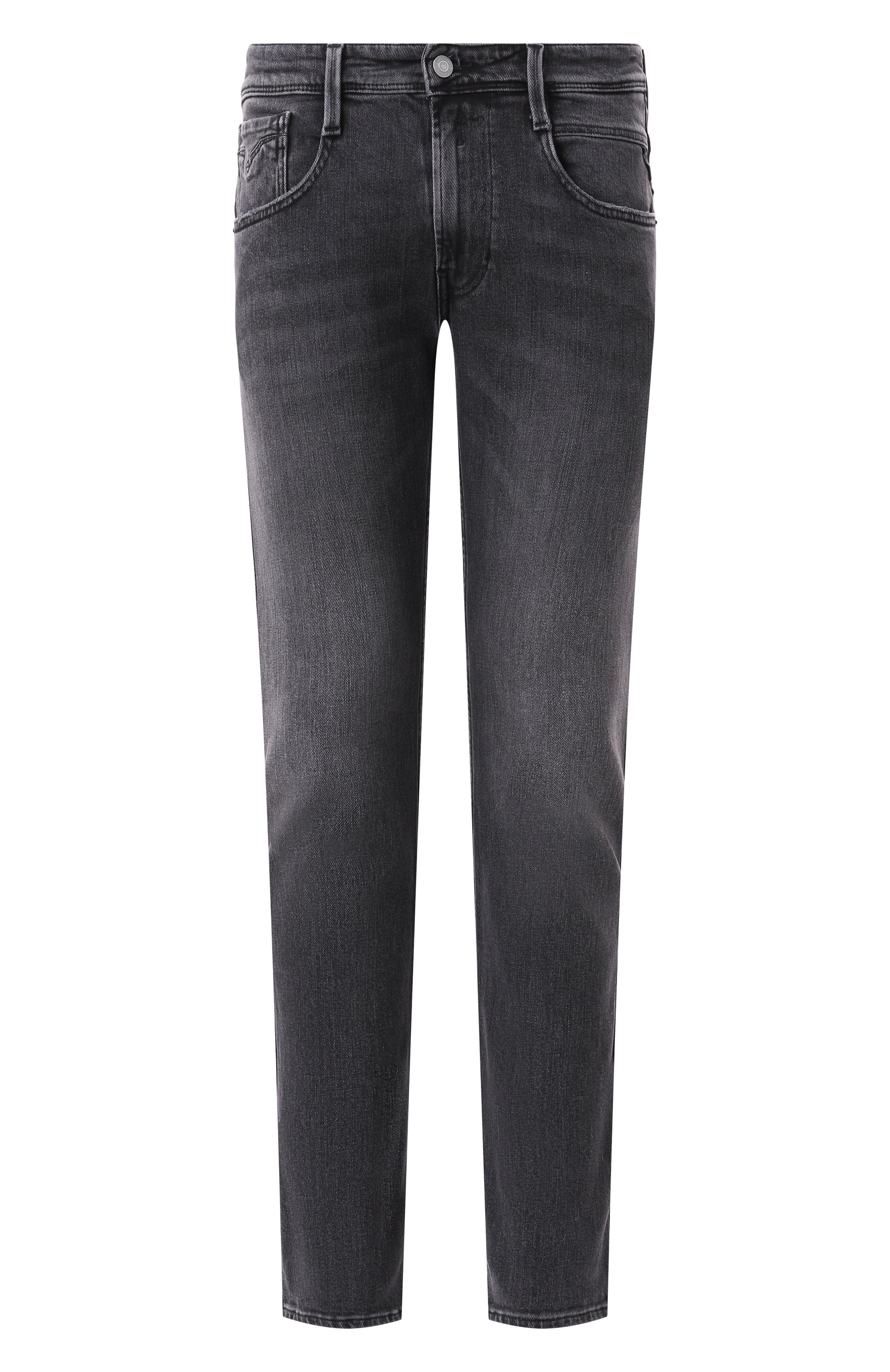 Джинсы anbass REPLAY черного цвета по цене 19650 руб., арт. M914H .000.613 828, фото 1 Джинсы anbass REPLAY, арт. M914H .000.613 828, фото 1