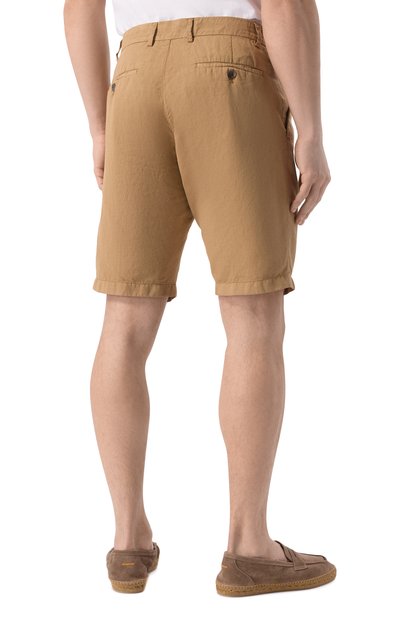 Шорты из хлопка и льна PAUL&SHARK, арт. 25414034, фото 4