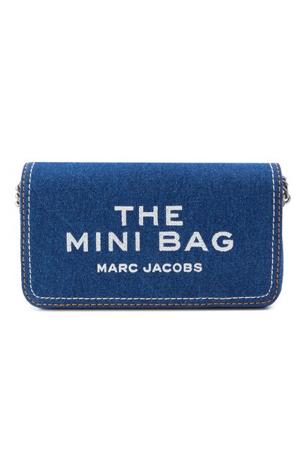 Женская сумка the mini bag MARC JACOBS (THE) синего цвета, арт. 2F4SMN010S03 | Фото 1 (Автоматизация ТО: Проставлено; Ремень/цепочка: На ремешке; Размер: mini; Материал: Текстиль; Автоматизация состава: Проставлено)