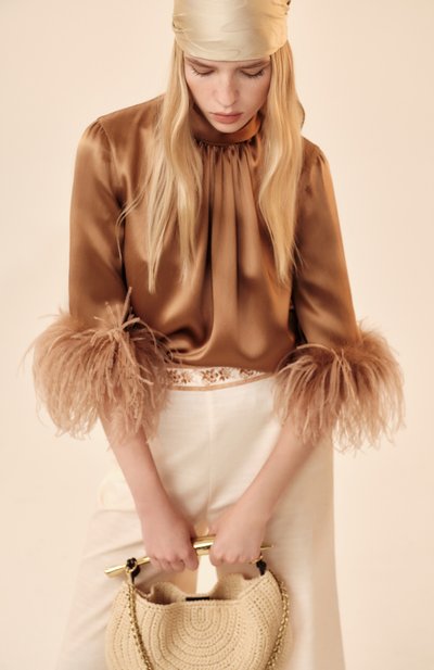 Шелковая шаль GIORGIO ARMANI, арт. GW001082/AF15328, фото 5