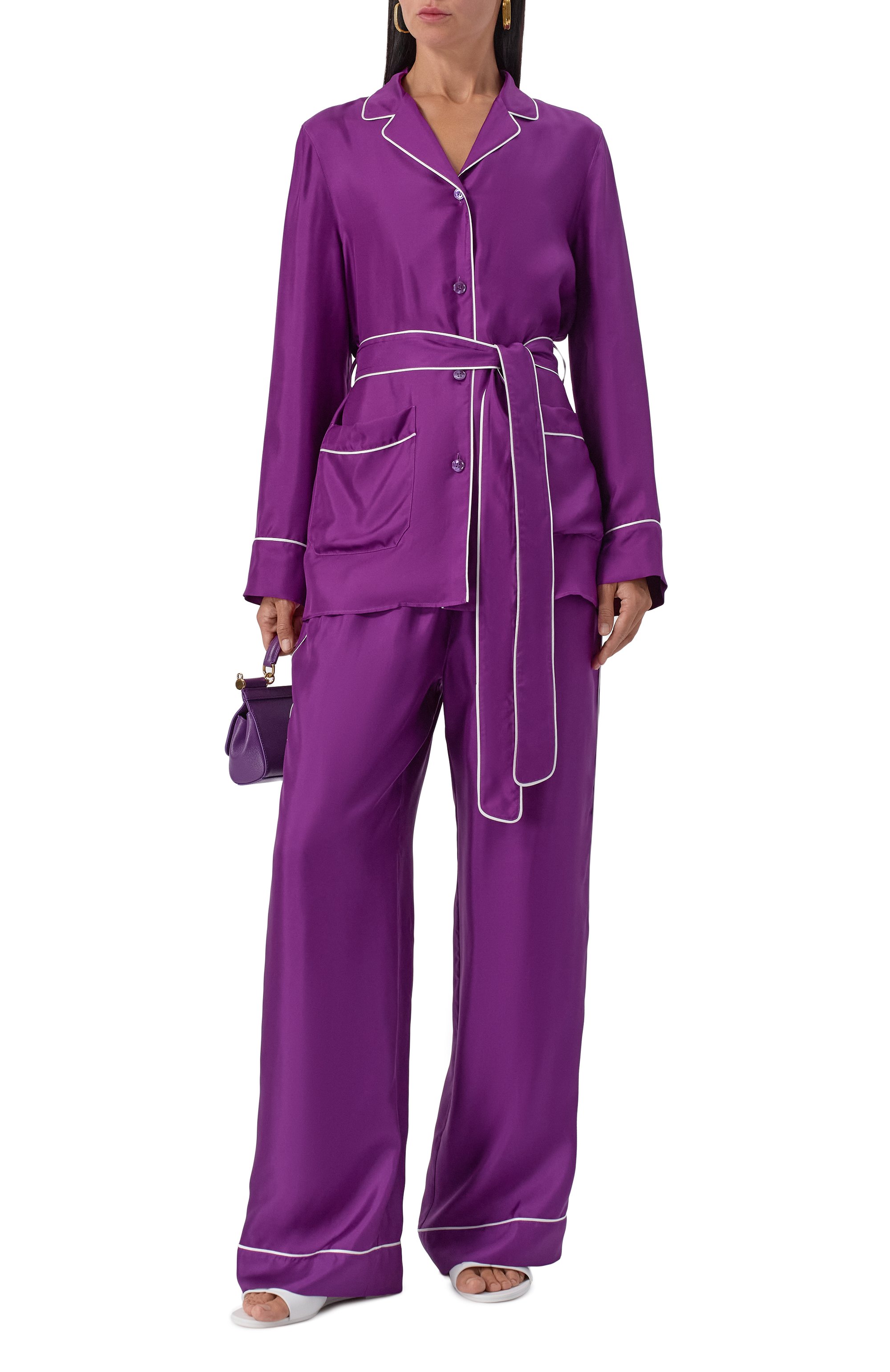 Шелковая блузка DOLCE & GABBANA, арт. F5I89T/FU10S, фото 2