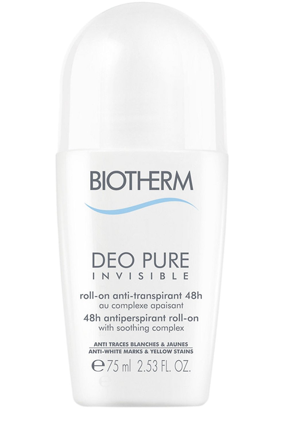 Роликовый дезодорант deo pure invisible roll on (75ml) BIOTHERM, арт. 3605540856635, фото 1