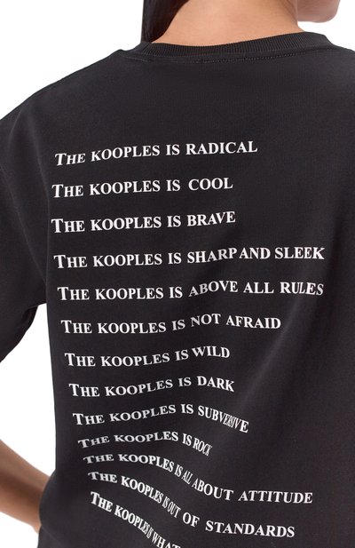 Хлопковая футболка THE KOOPLES, арт. FTSC31032K, фото 5