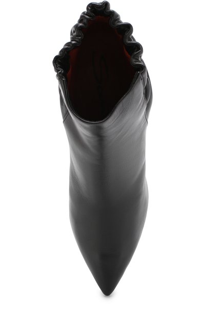Кожаные ботильоны на шпильке SANTONI, арт. WTKK57480HI2GSCKN01, фото 5