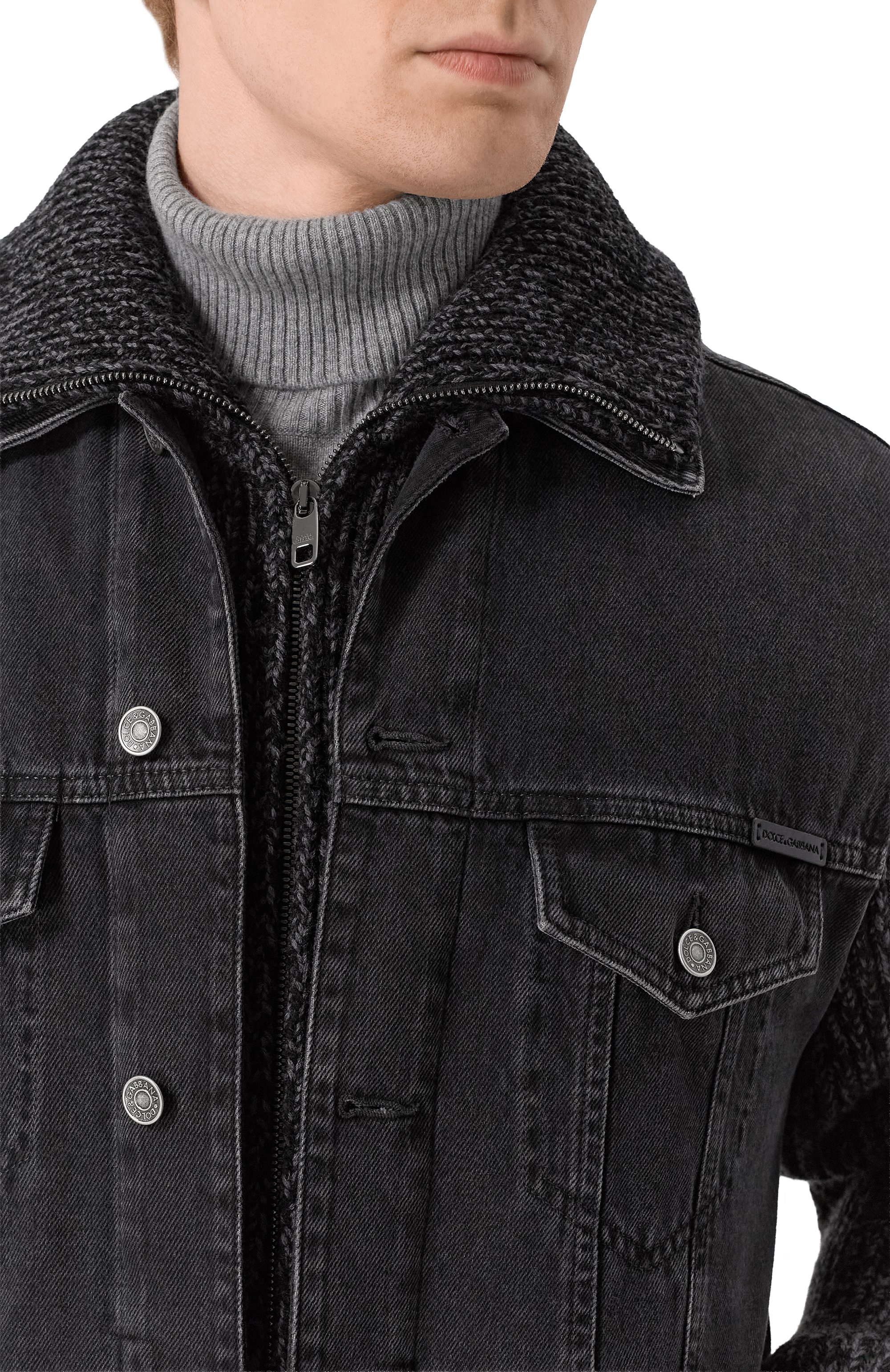 Комбинированная куртка DOLCE & GABBANA, арт. G9BTPD/GJ701, фото 5