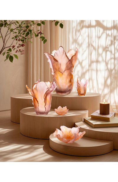 Ваза tulip DAUM розового цвета по цене 209000 руб., арт. 05213-13, фото 2 Ваза tulip DAUM, арт. 05213-13, фото 2