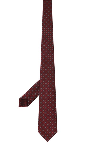 Шелковый галстук GUCCI бордового цвета по цене 28800 руб., арт. 672466 4E002, фото 3 Шелковый галстук GUCCI, арт. 672466 4E002, фото 3