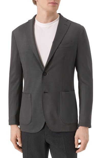 Шерстяной пиджак BOGLIOLI, арт. N1302E/SB4701, фото 5