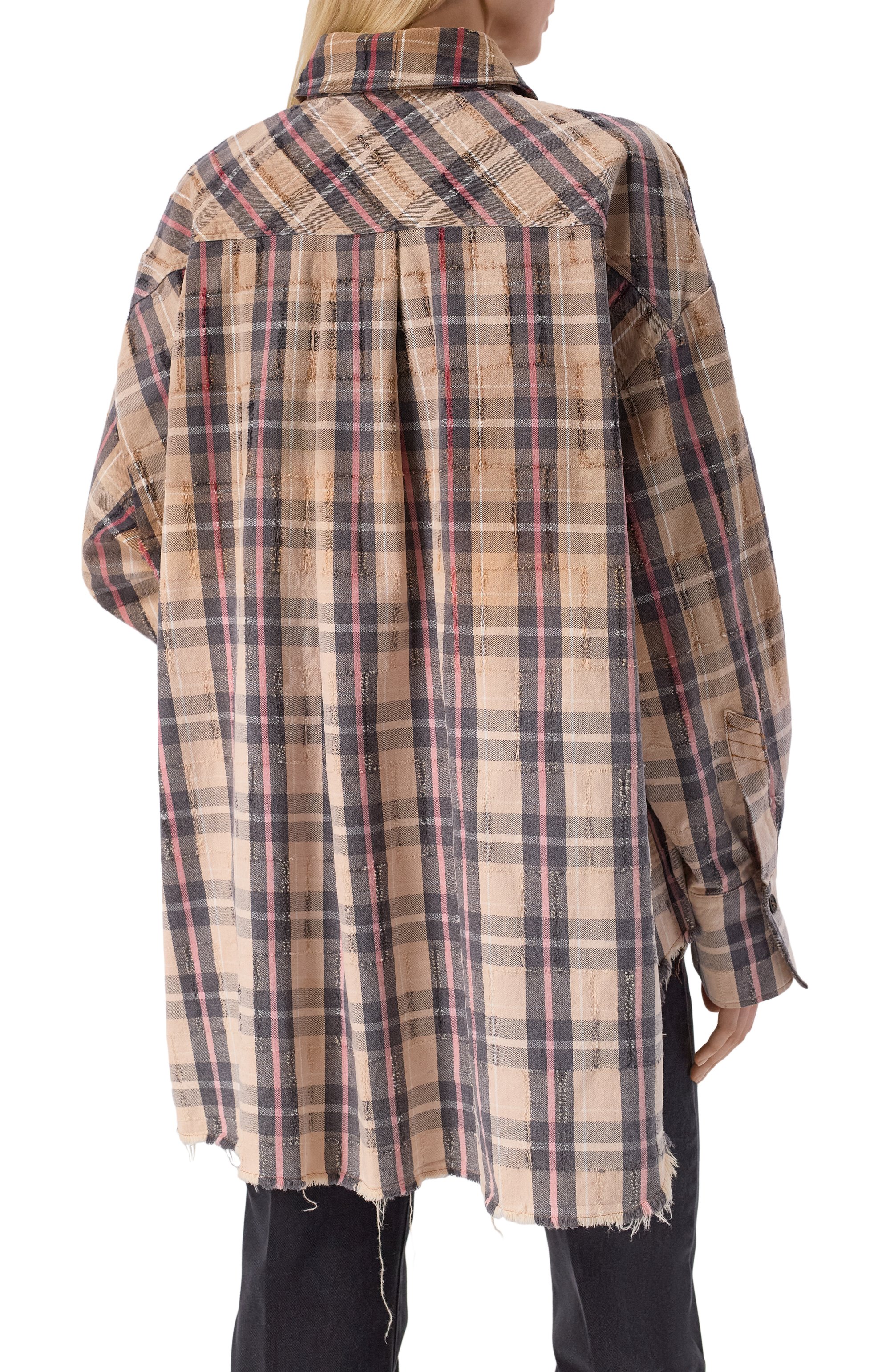 Хлопковая рубашка THE ATTICO, арт. 251WCH00004/CCC116BR, фото 4