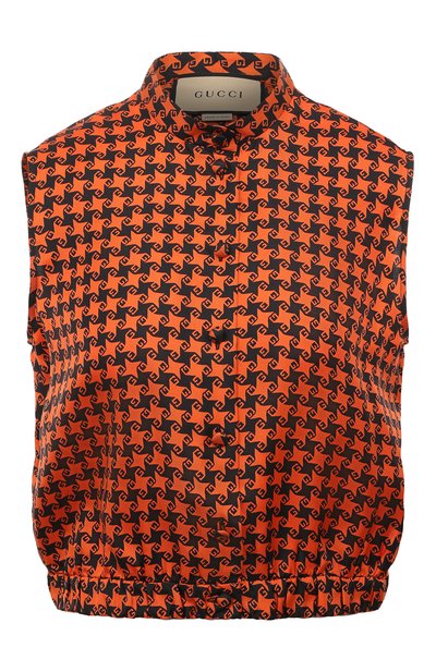 Шелковый топ GUCCI, арт. 664717 ZAH3U, фото 1