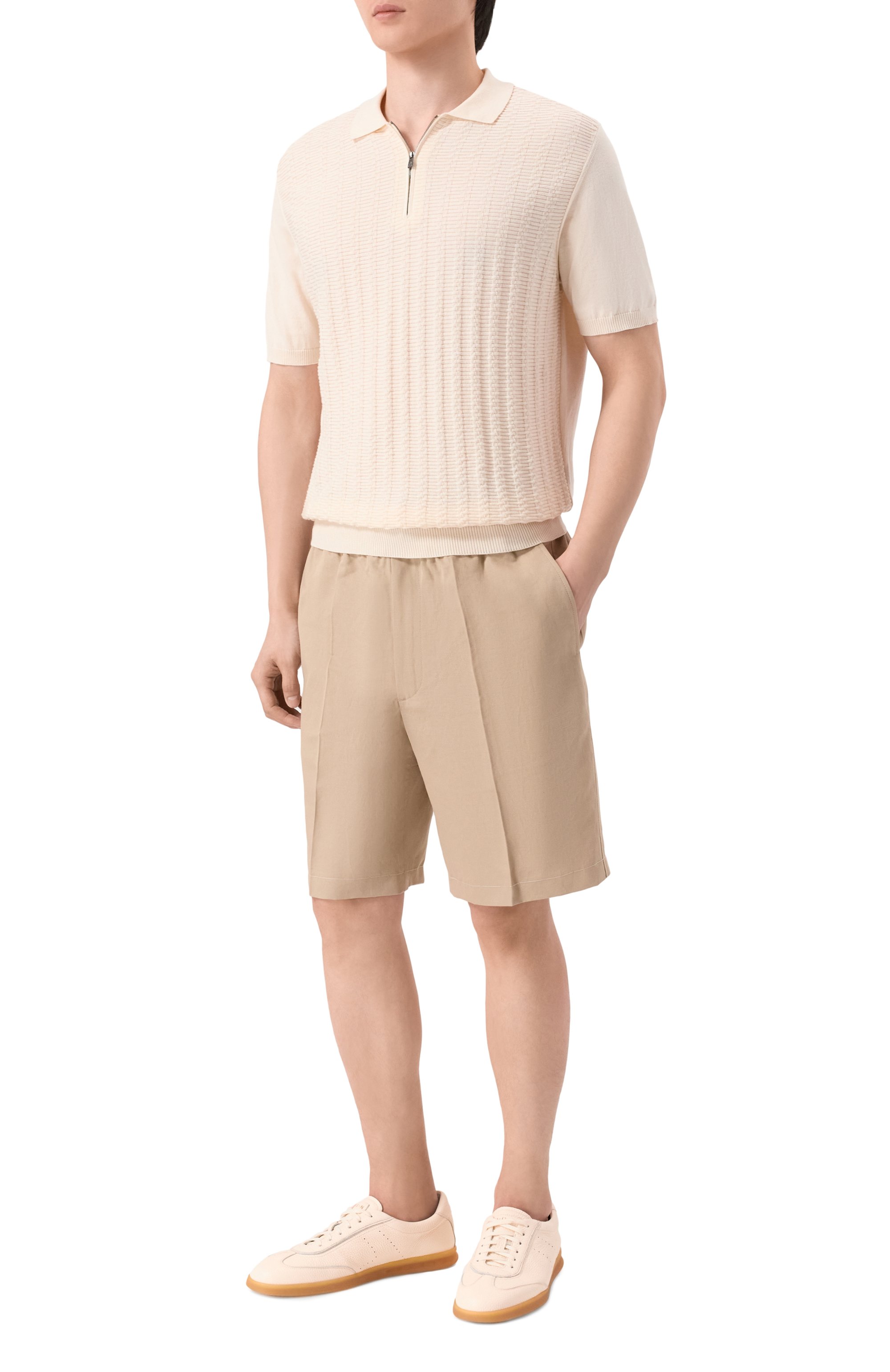 Шорты изо льна и хлопка BRIONI, арт. RP3G0L/PA106, фото 2