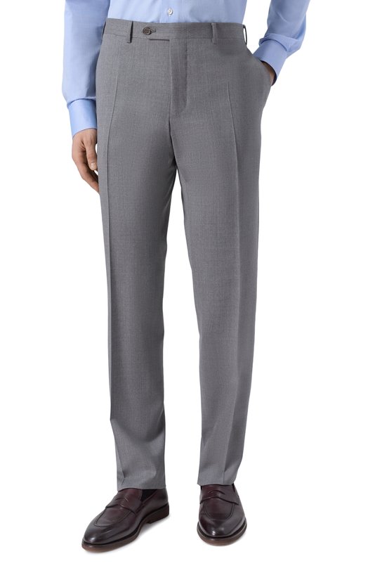 Шерстяные брюки Canali 71019/AS04998 Серый  71019/AS04998 Фото 3