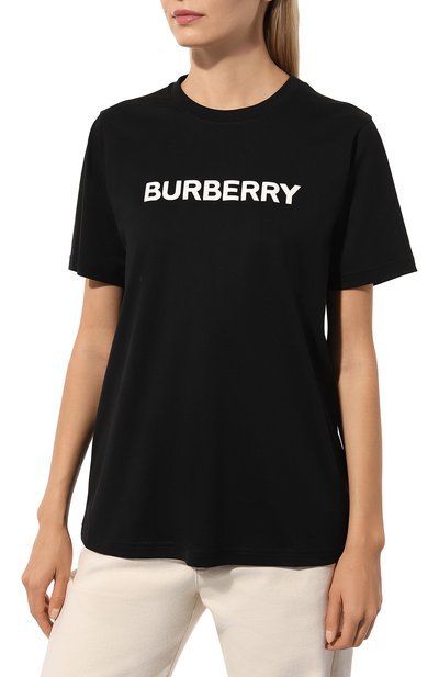 Хлопковая футболка BURBERRY, арт. 8055251, фото 3