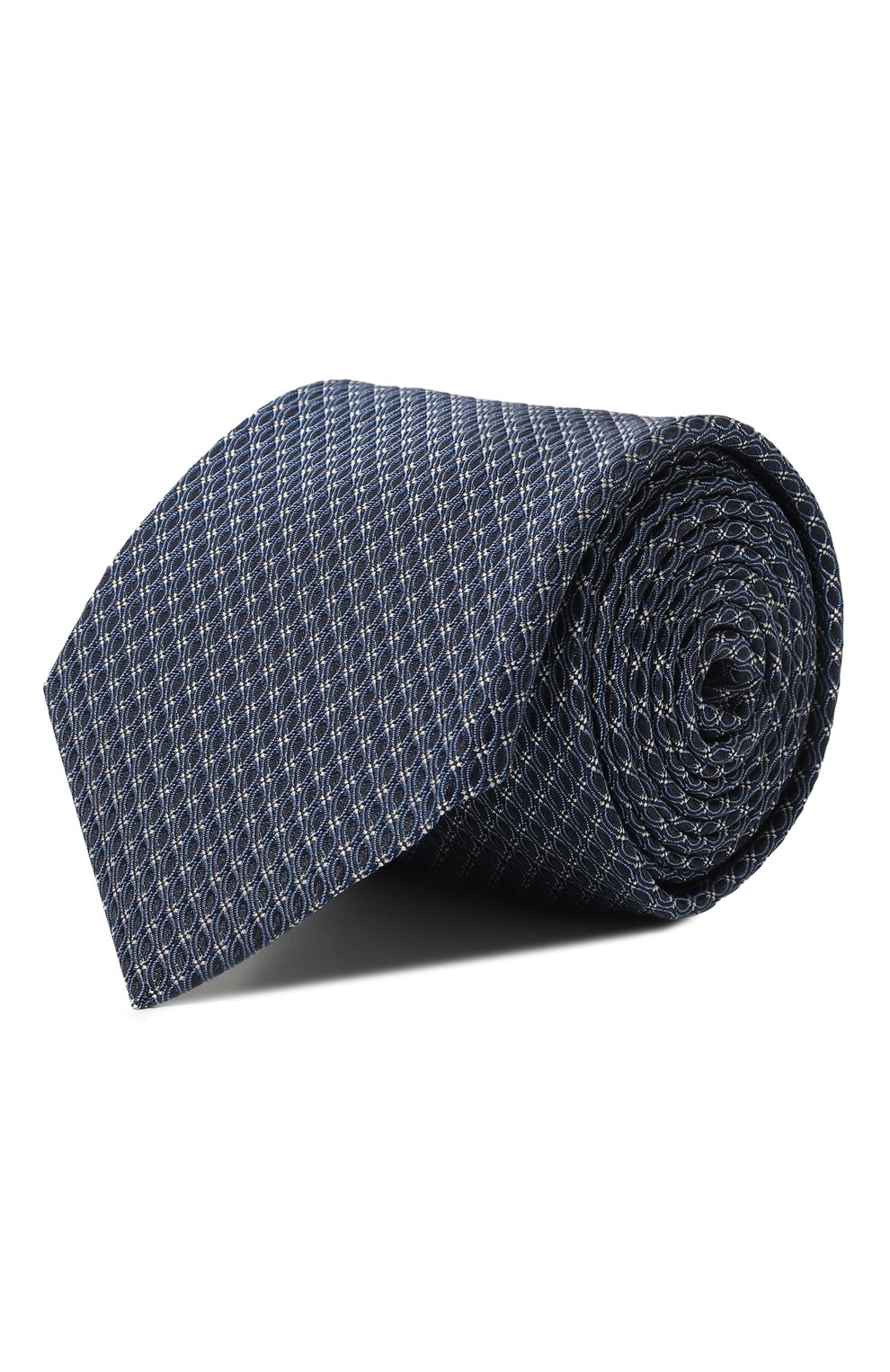 Шелковый галстук CORNELIANI синего цвета по цене 23400 руб., арт. 93U302-9320309, фото 1 Шелковый галстук CORNELIANI, арт. 93U302-9320309, фото 1