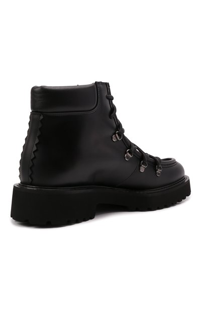 Кожаные ботинки ATTIMONELLI'S черного цвета по цене 49400 руб., арт. AA675, фото 5 Кожаные ботинки ATTIMONELLI'S, арт. AA675, фото 5