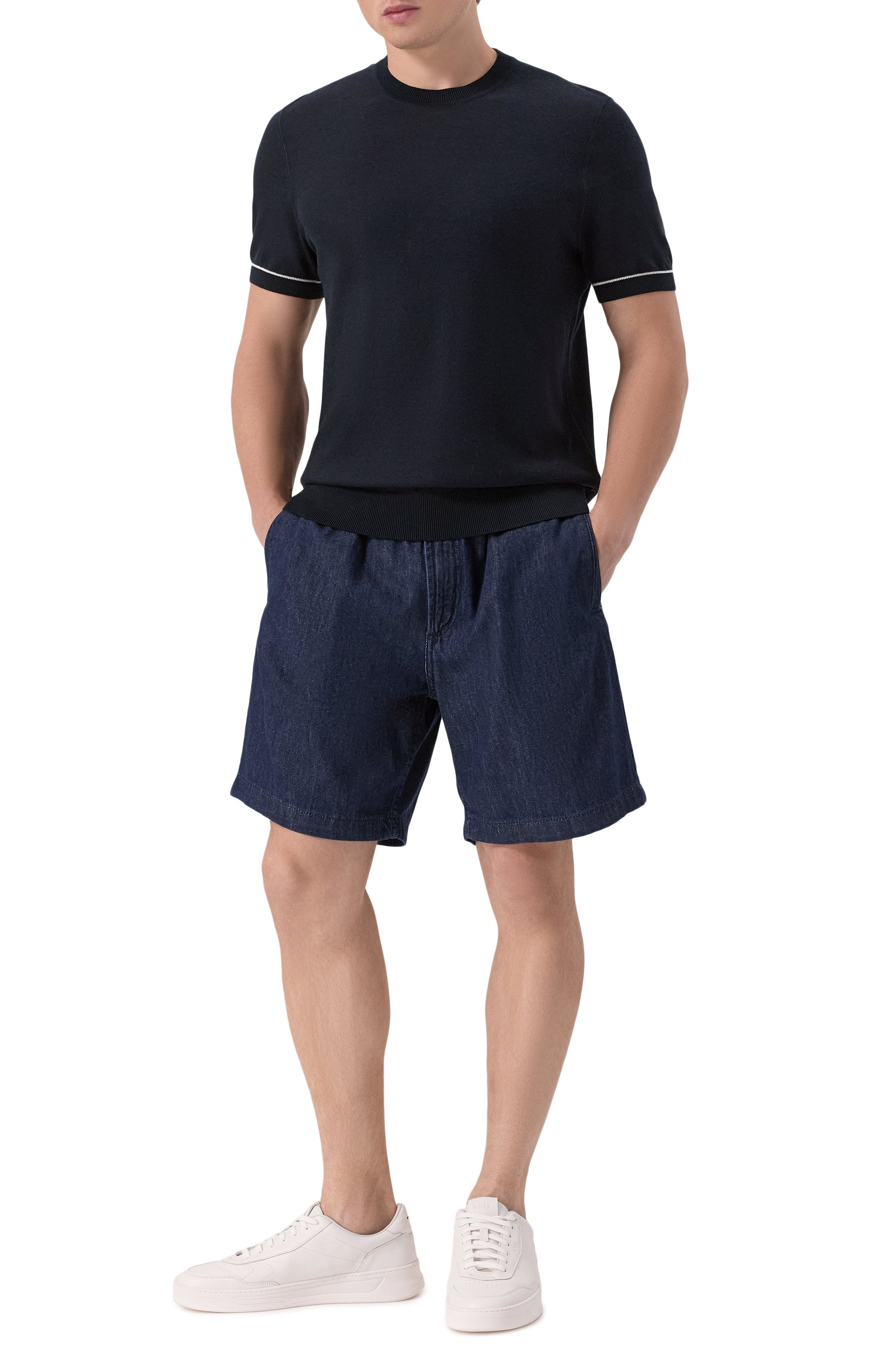 Джемпер из хлопка и лиоцелла BOSS, арт. 50537642, фото 2