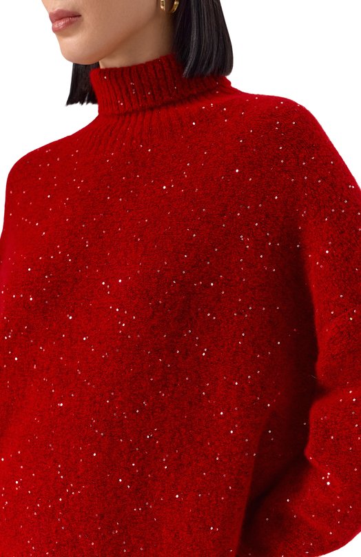 Свитер из кашемира и хлопка Addicted NY102-1 Красный  NY102-1 Фото 5