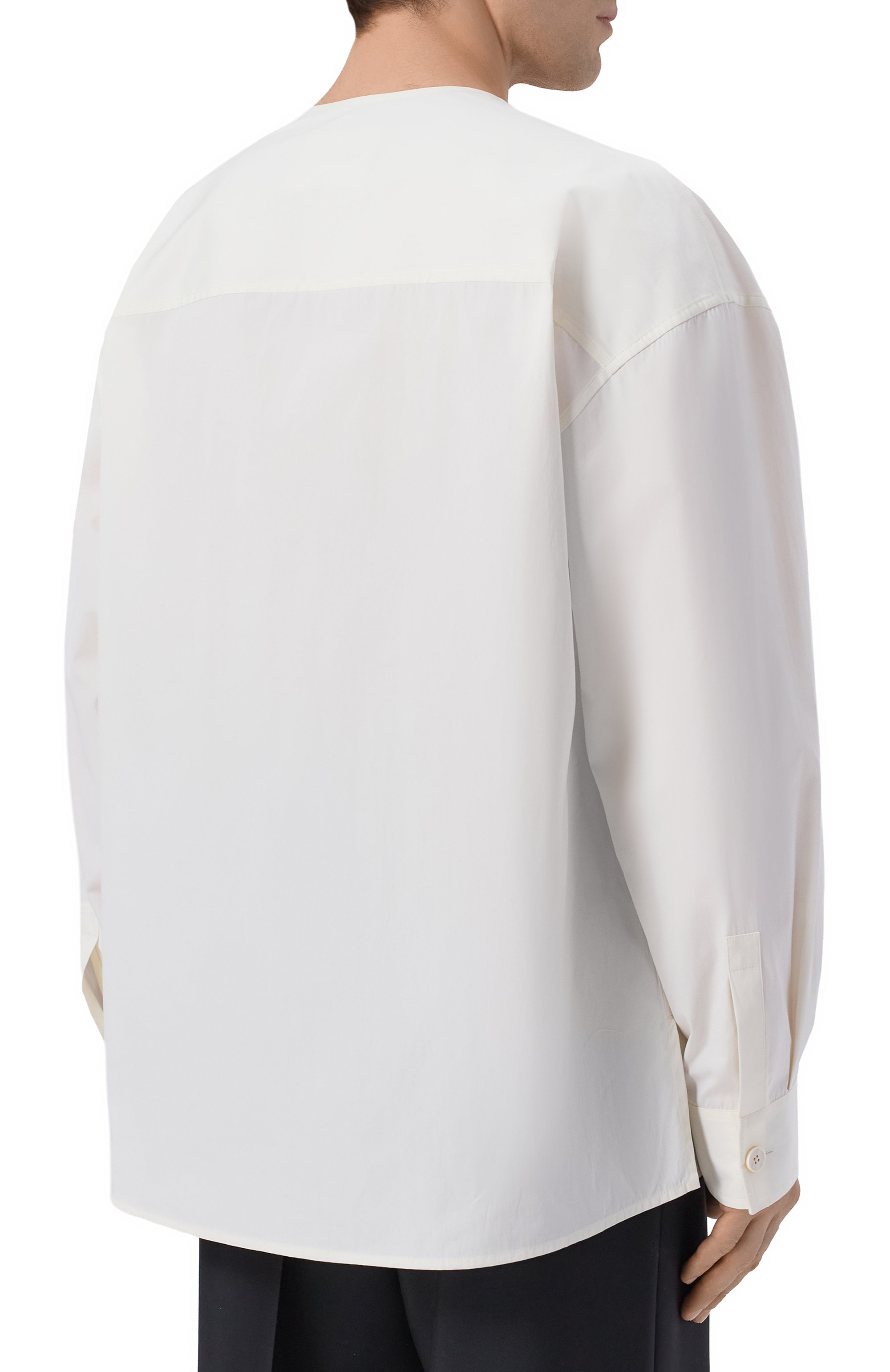 Хлопковая рубашка JIL SANDER, арт. J47DL0177/J45292, фото 4