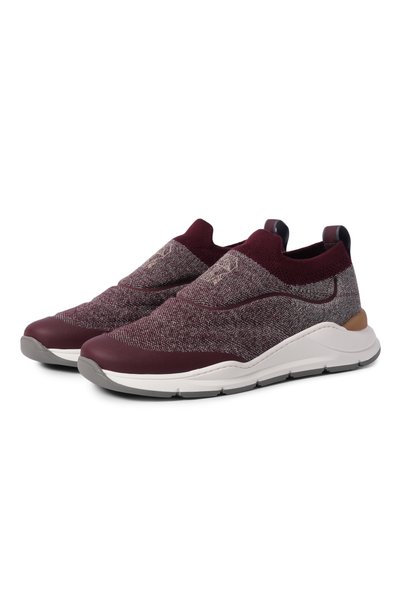 Текстильные кроссовки BRUNELLO CUCINELLI, арт. BUEHRZ0167